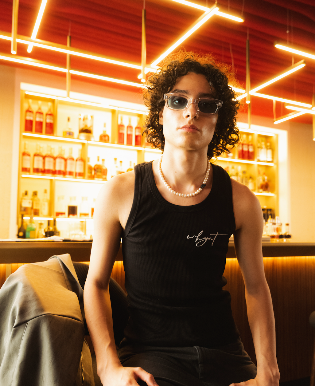 WHYAT TANKTOP SIGNATURE LOGO BLACK