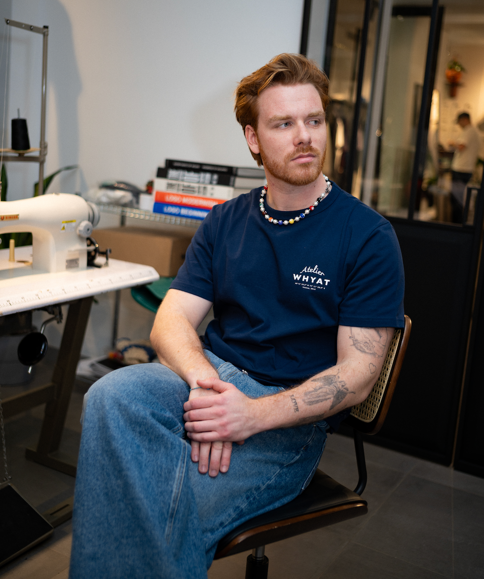 WHYAT Tee Atelier Navy Blue