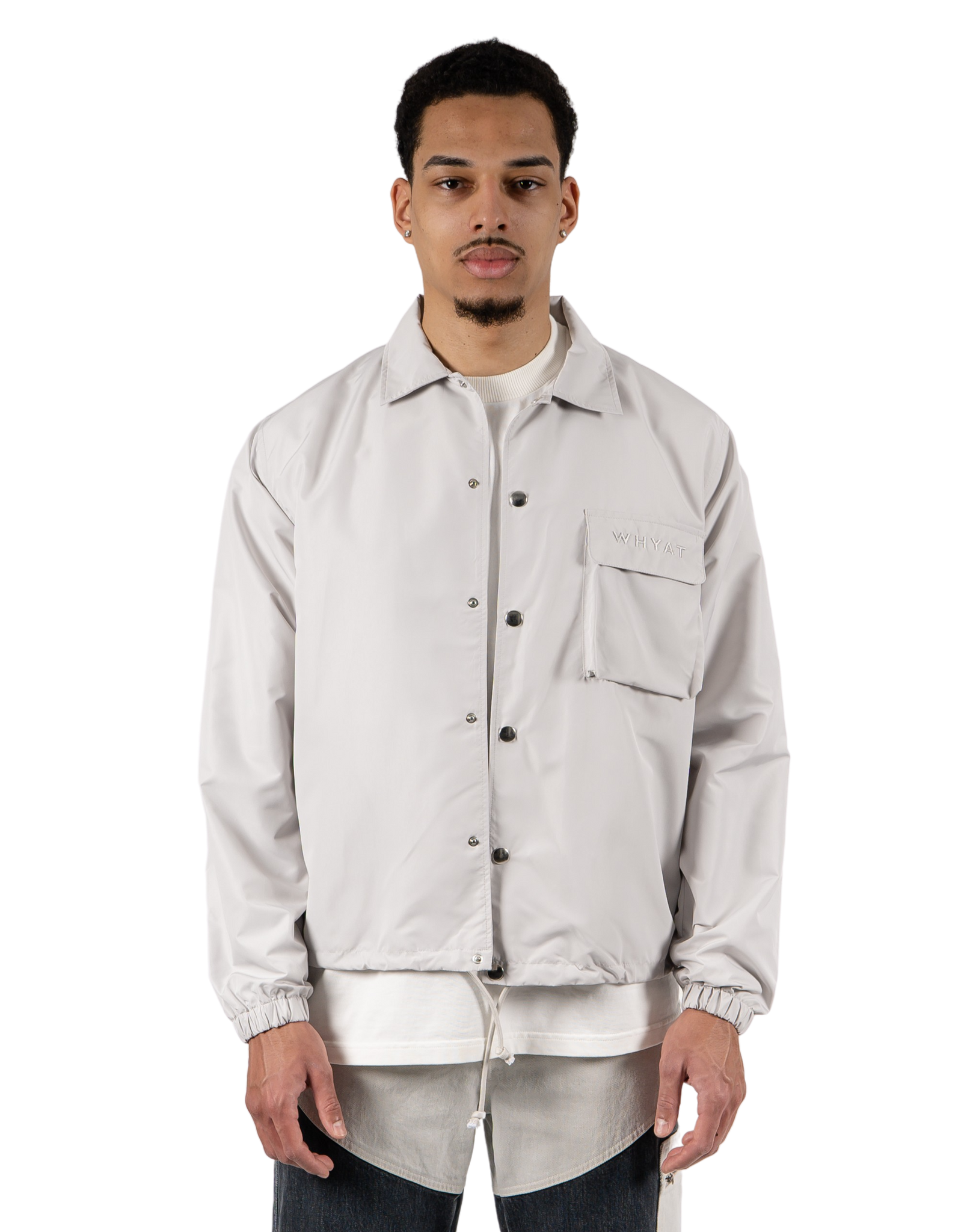 WHYAT NYLON JACKET -GREY