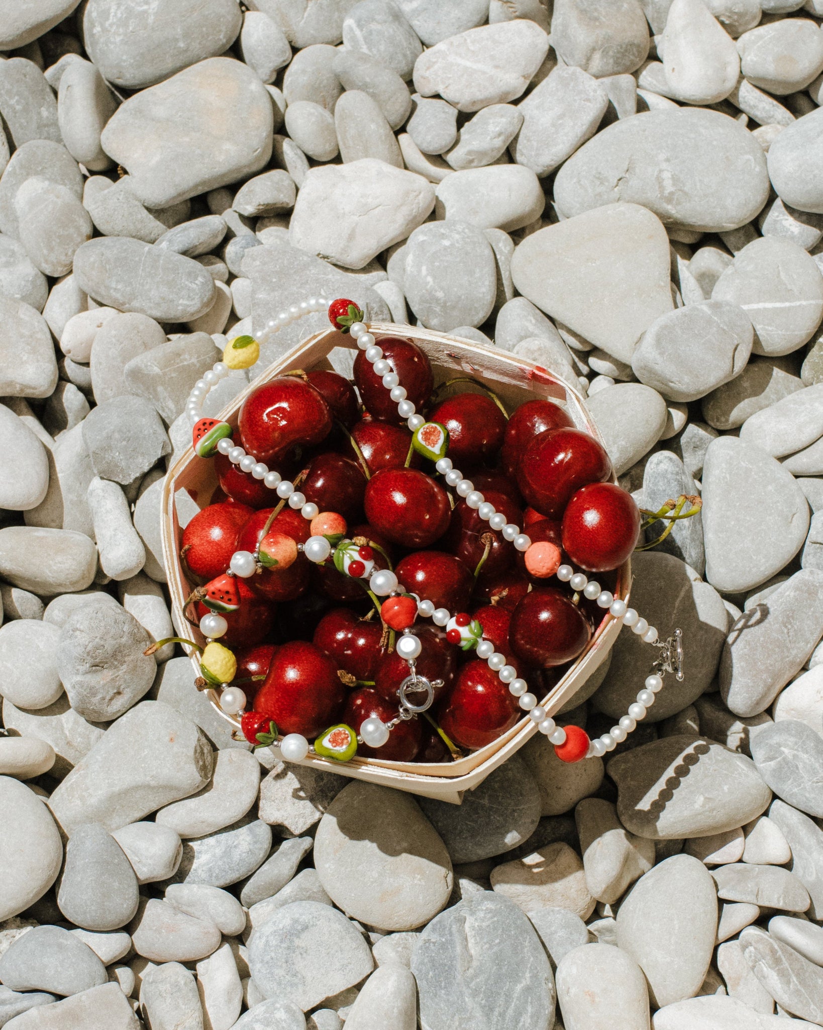 Fruit charms necklace
