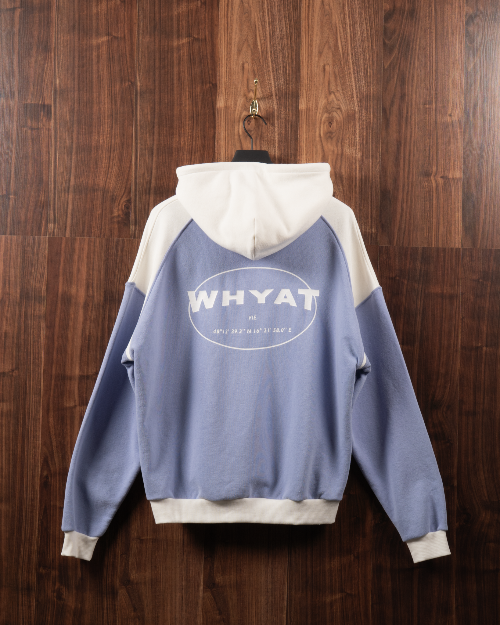 WHYAT HOODIE CIRCLE LOGO -LAVANDER