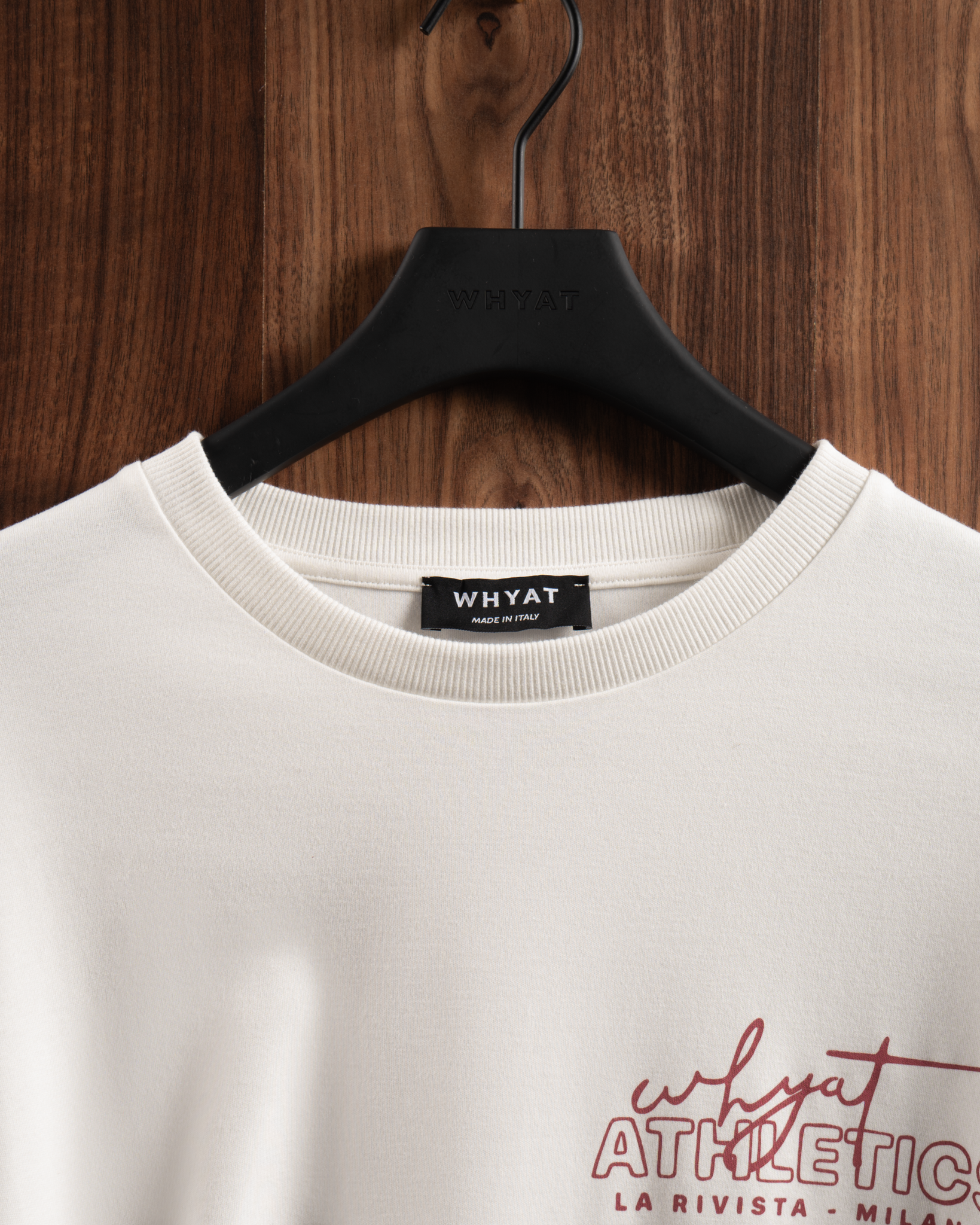 WHYAT TEE "LA RIVISTA MILANO" VINTAGE WHITE