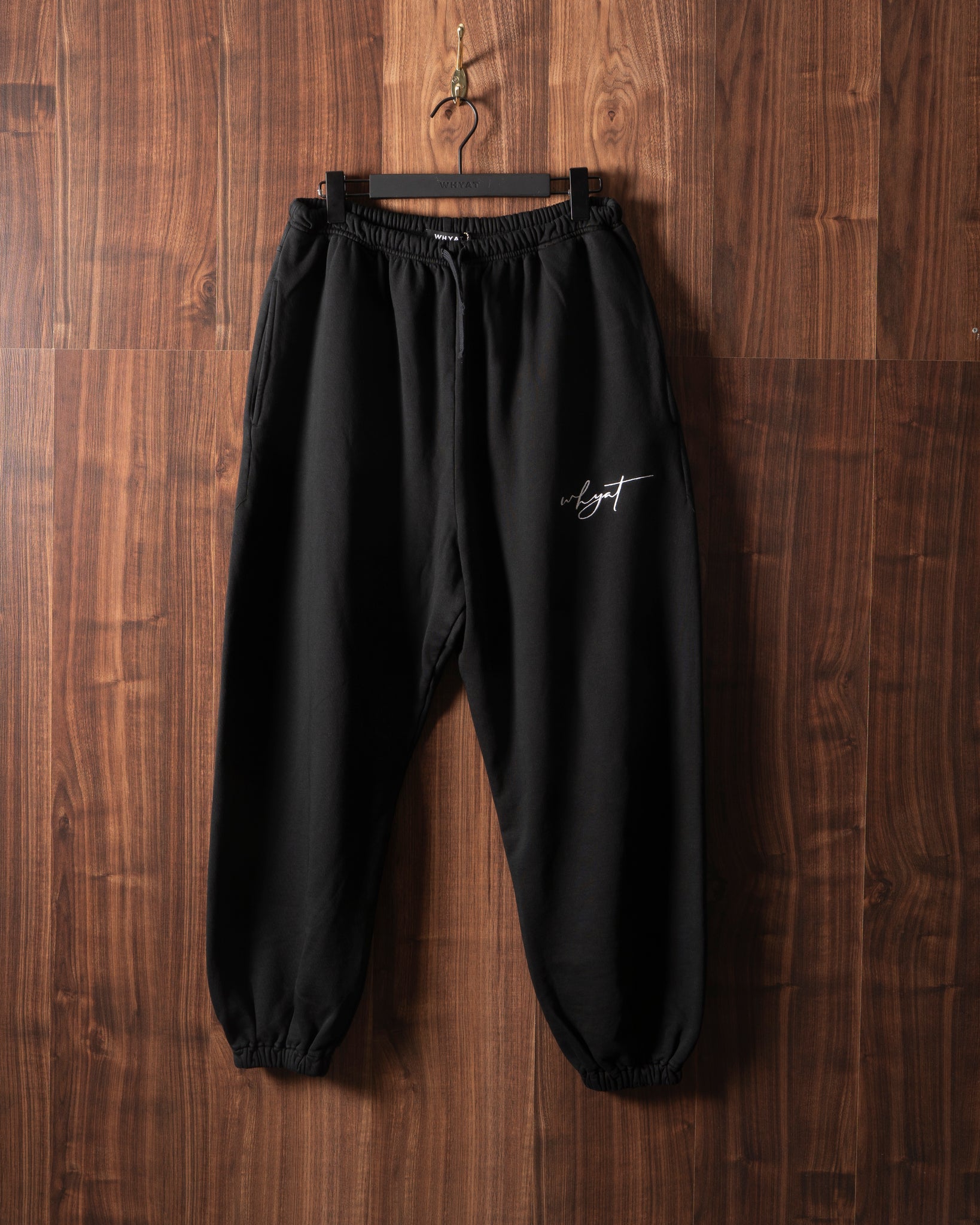 WHYAT SWEATPANTS SIGNATURE BLACK