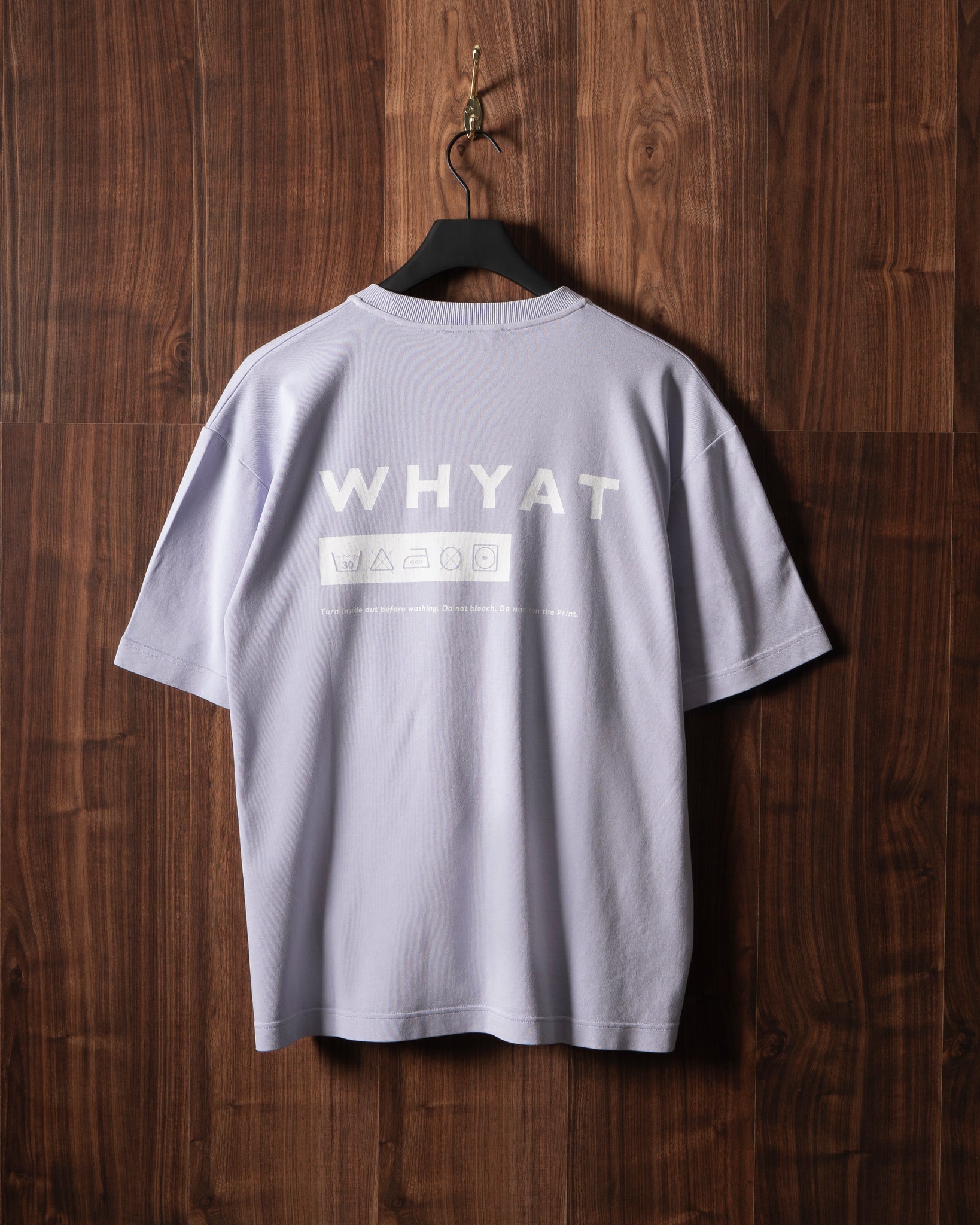 WHYAT TEE WASHING ADVICE WASHED DUSK