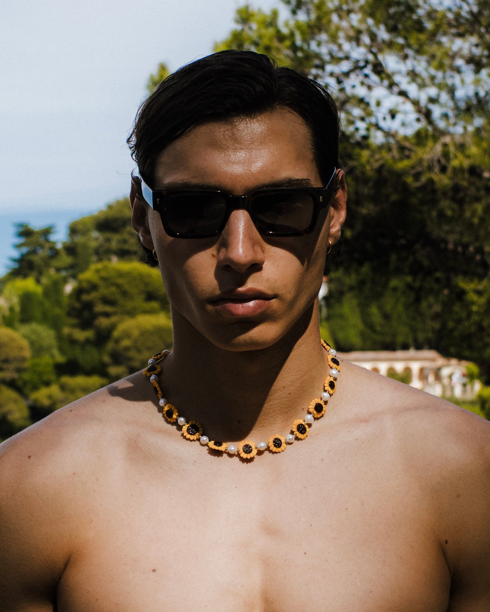 WHYAT kette mit Sonnenblume