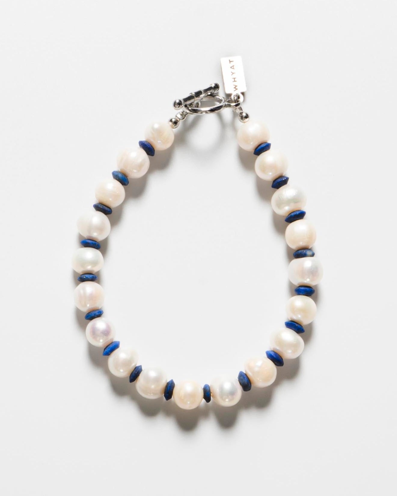 Freshwater Pearl Bracelet -Lapislazuli