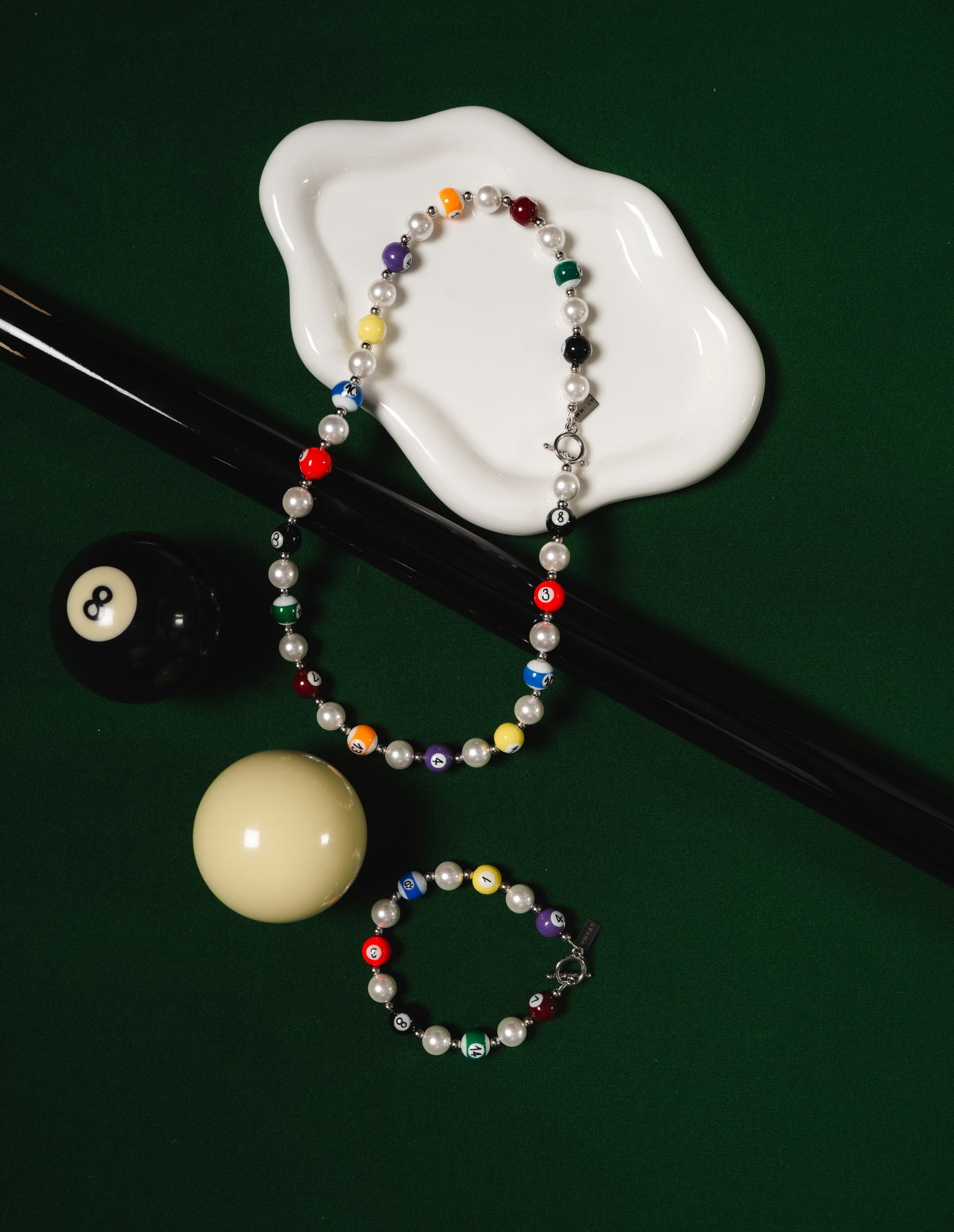 Billiards Pearl Necklace WHYAT