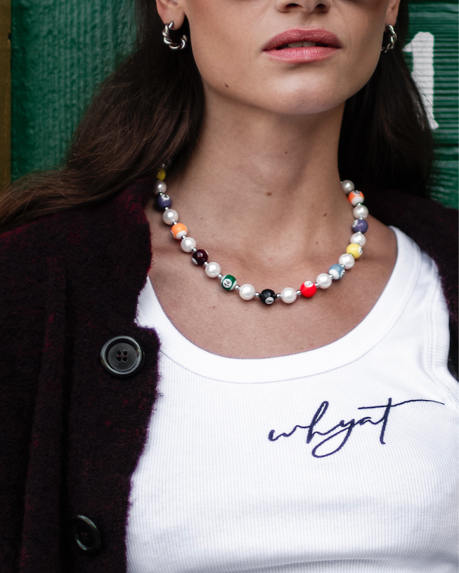 WHYAT Poolbillard Perlenkette