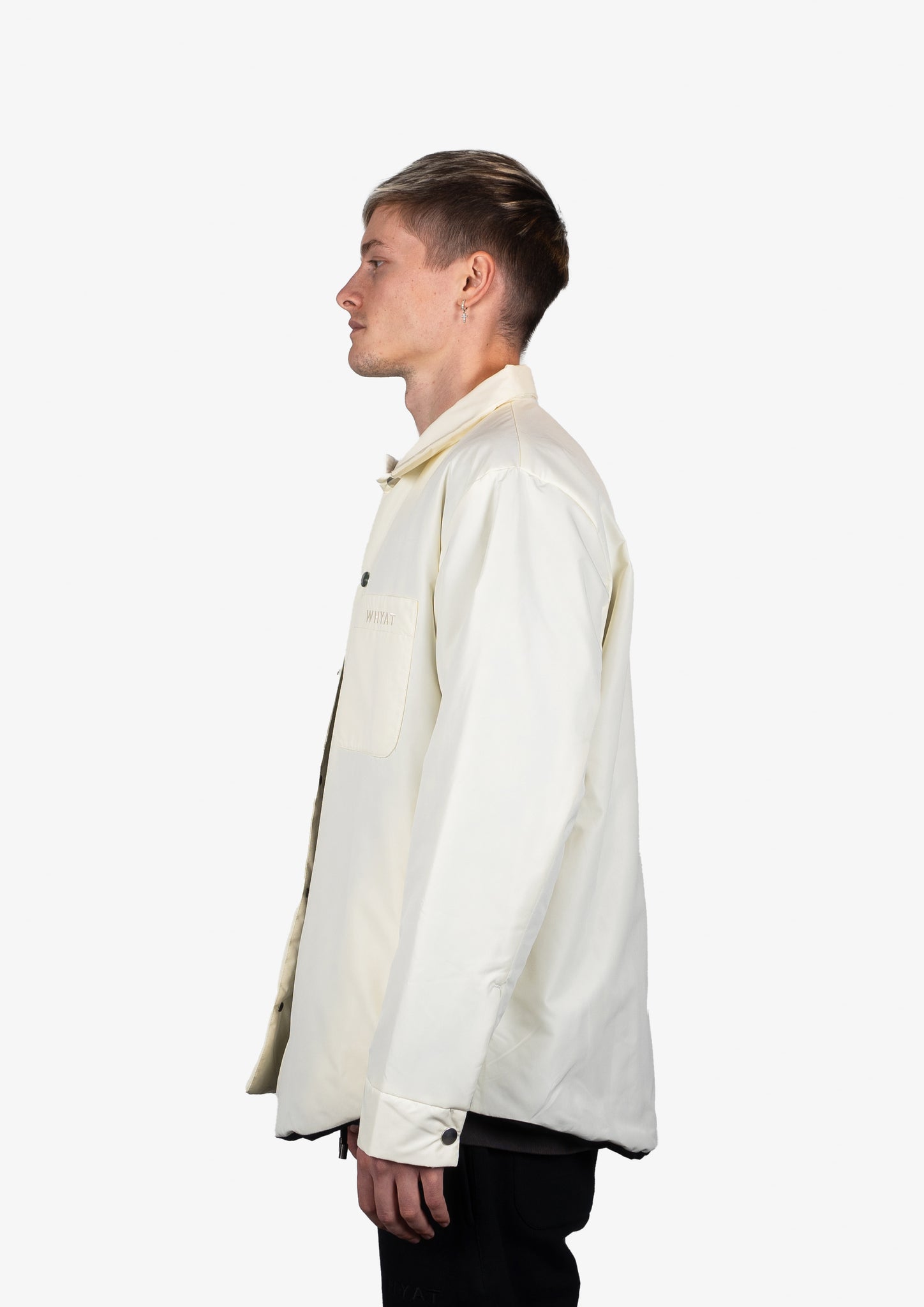 WHYAT NYLON OVERSHIRT -BEIGE