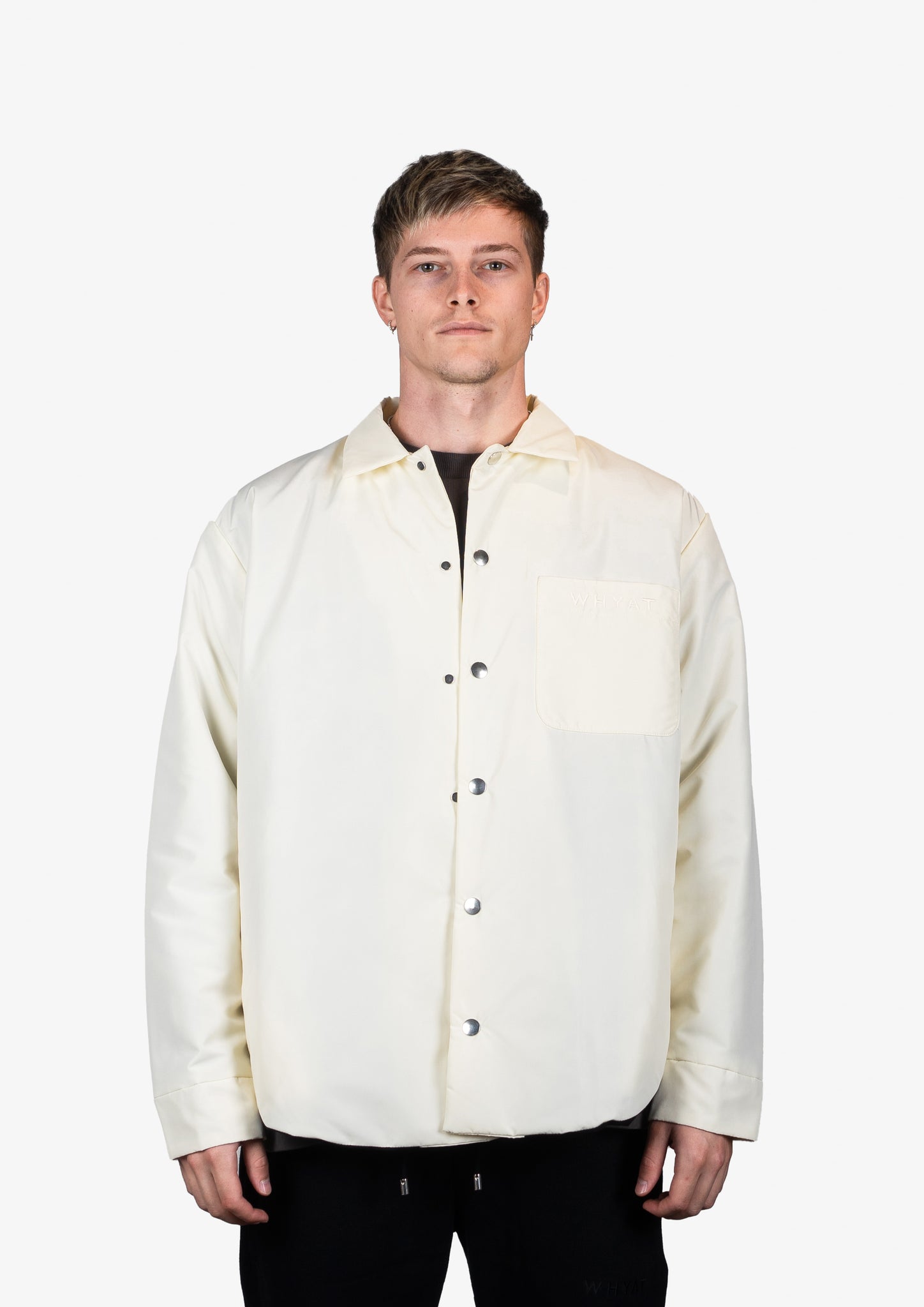 WHYAT NYLON OVERSHIRT -BEIGE