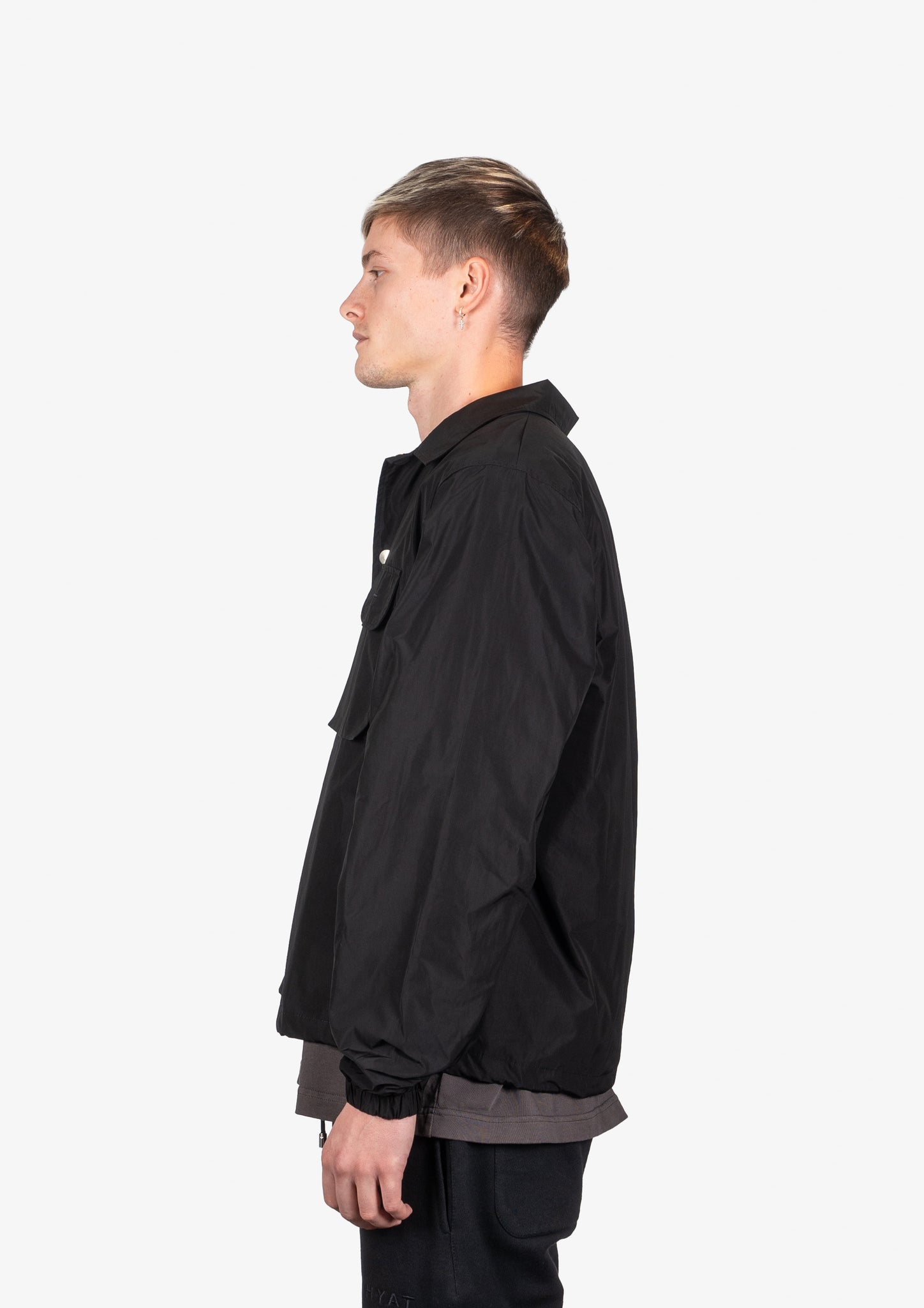 WHYAT NYLON JACKET -BLACK