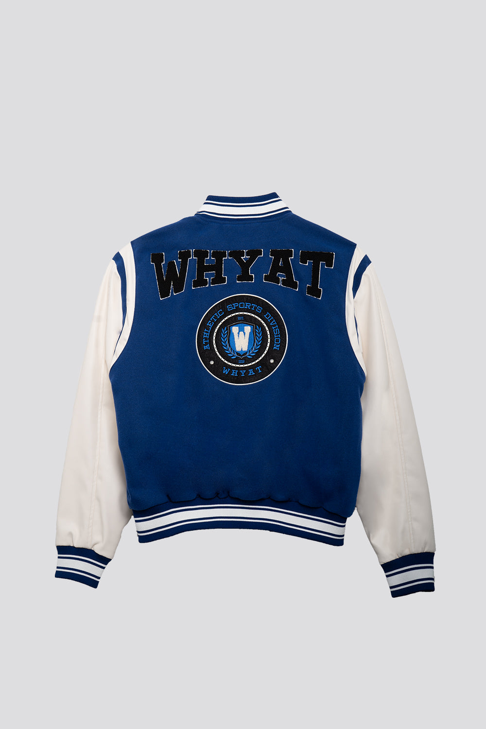 WHYAT COLLEGE JACKET -BLUE